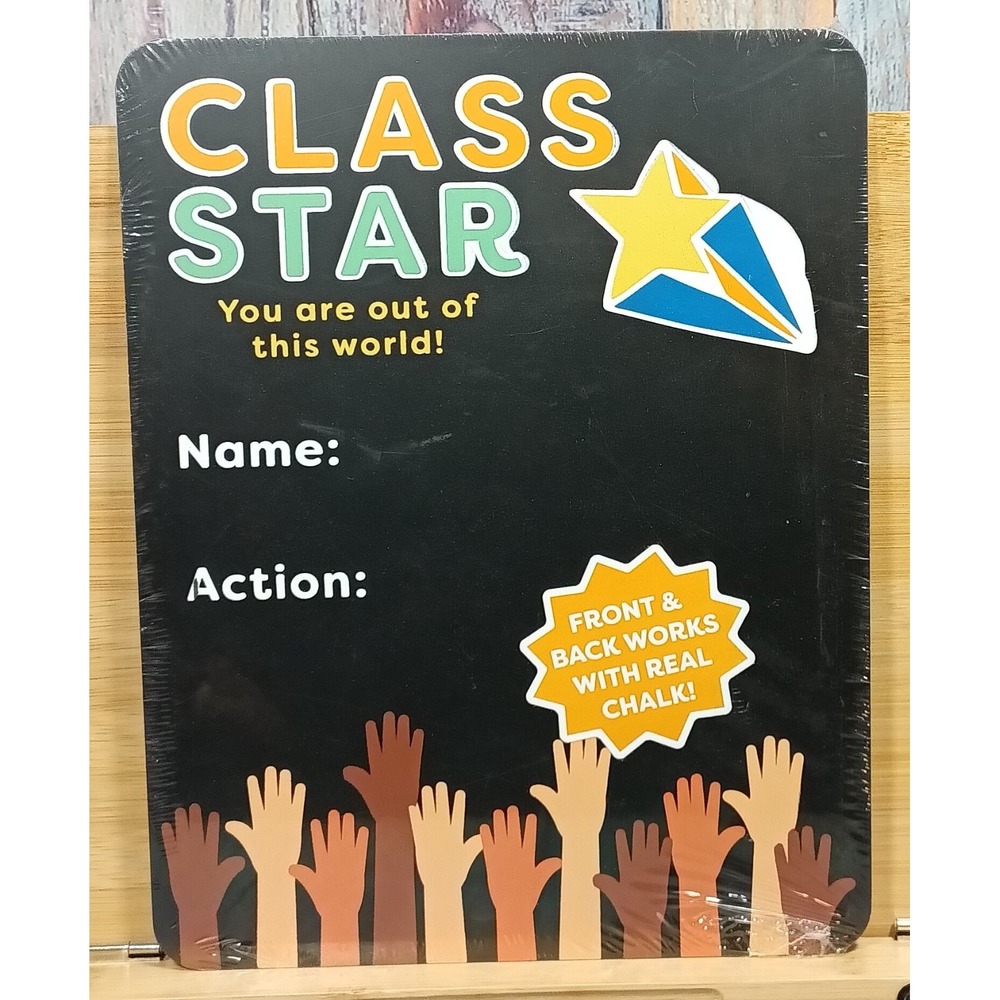 Class Star Student Recognition Chalkboard Sign Out of This World Theme New